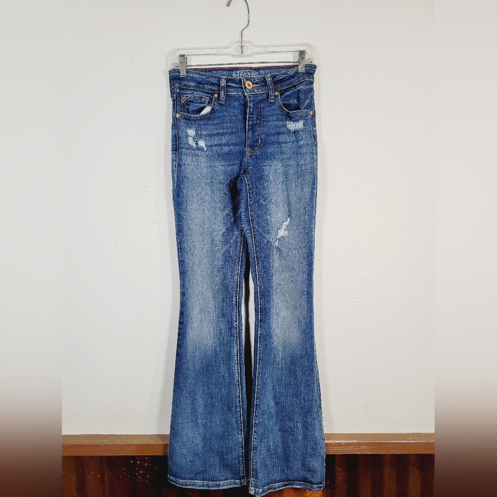 Edgely High Rise Flare Jeans, Size 2